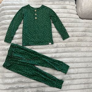 4T Cheeky Plum cozy pajama set gender neutral